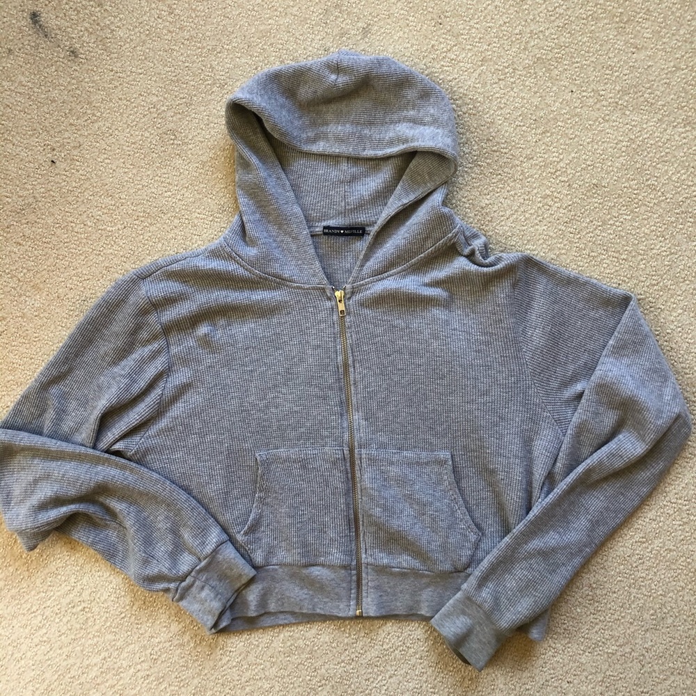 BRANDY MELVILLE CROPPED HOODIE